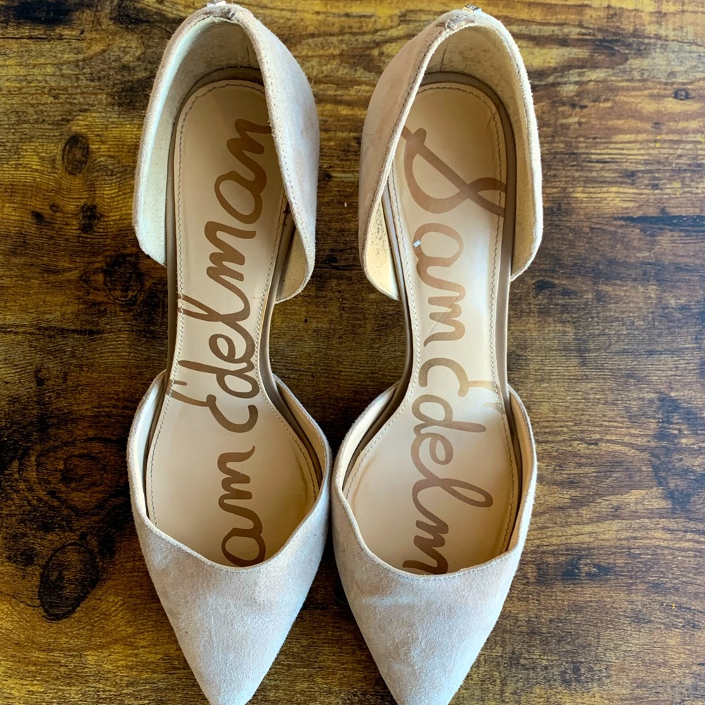 Final price drop Nude Pointed Toe Sam Edelman Pumps